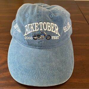 Biketober Fest 2003 Blue Baseball Cap